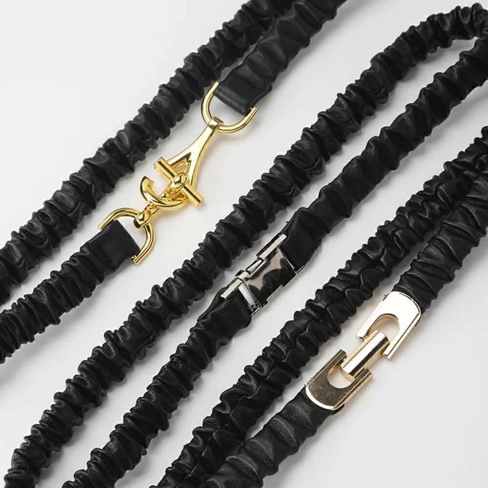 Black Stretchy Fashionable Ladies Belt